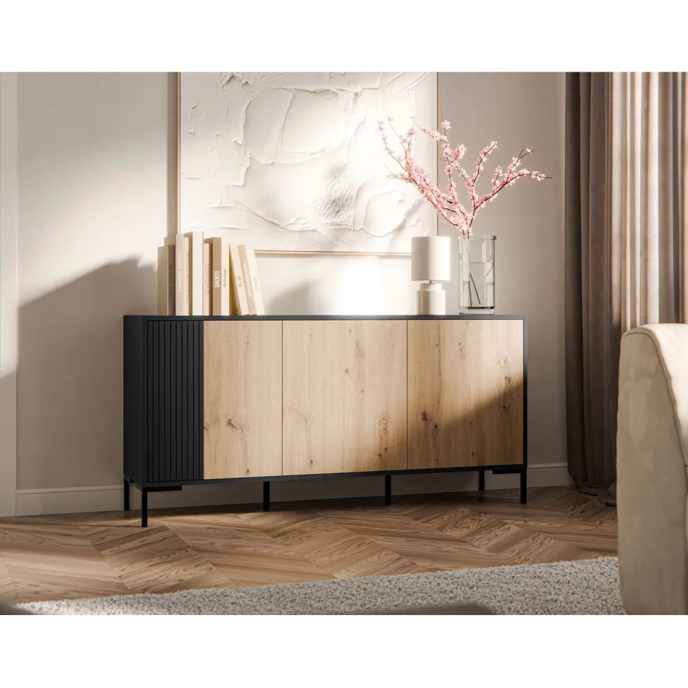 Online Lipasto MERCI 150 3D, musta/beige (2156) Lipastot