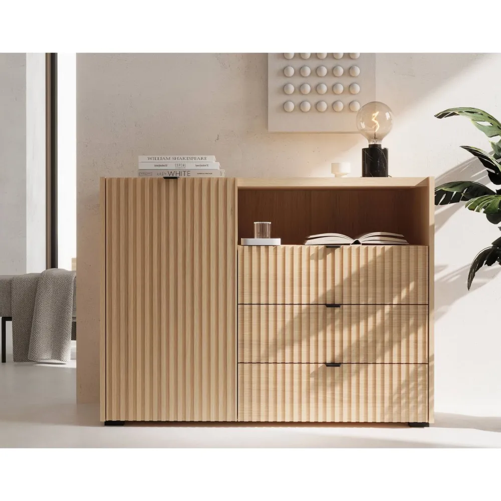 Lipasto 1D3SZ CYLIZA CY01, 80x106cm, beige*Nomla Online