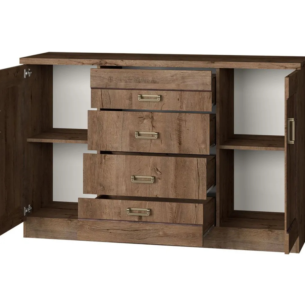 Online Lipasto TADEUSZ 6, 90x140cm, ruskea Lipastot