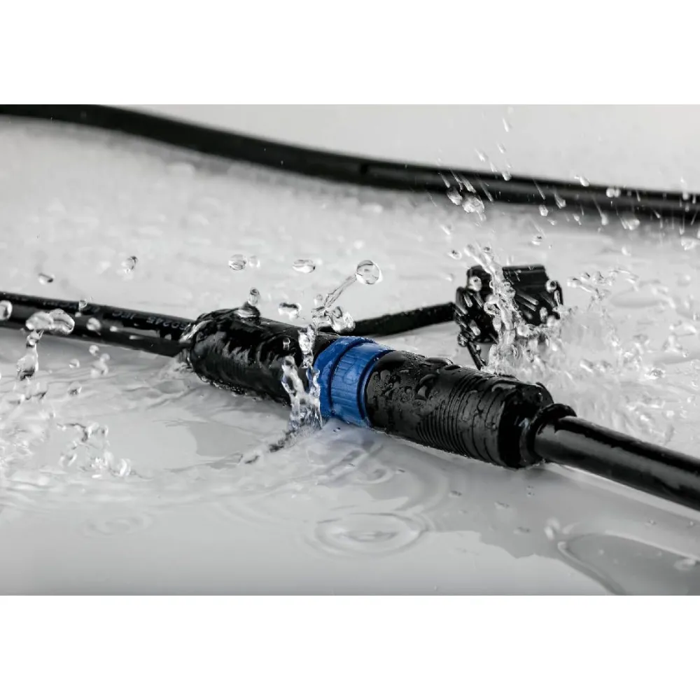Lisäsarja Plug & Shine ulkospoteille IP67 3-osainen musta*Paulmann Discount