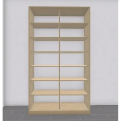 Liukuovikaappi 110-155cm, hyllyillä, mittojen mukaan, eri värejä*Nettiovi Clearance