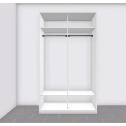 Clearance Liukuovikaappi 110-155cm, tangoilla, mittojen mukaan, eri värejä Liukuovikaapit
