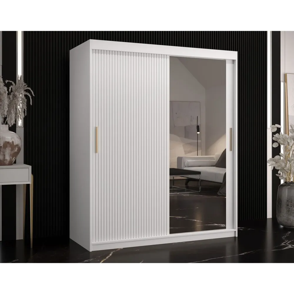 Liukuovivaatekaappi RIFLO SLIM 2 150, 150x200cm*Nomla Hot