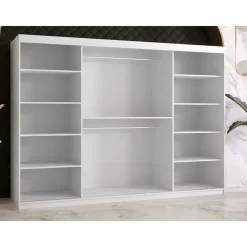 Liukuovivaatekaappi RIFLO SLIM 1 250, 250x200cm*Nomla