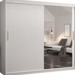 Liukuovivaatekaappi RIFLO SLIM 2 200, 200x200cm Liukuovikaapit