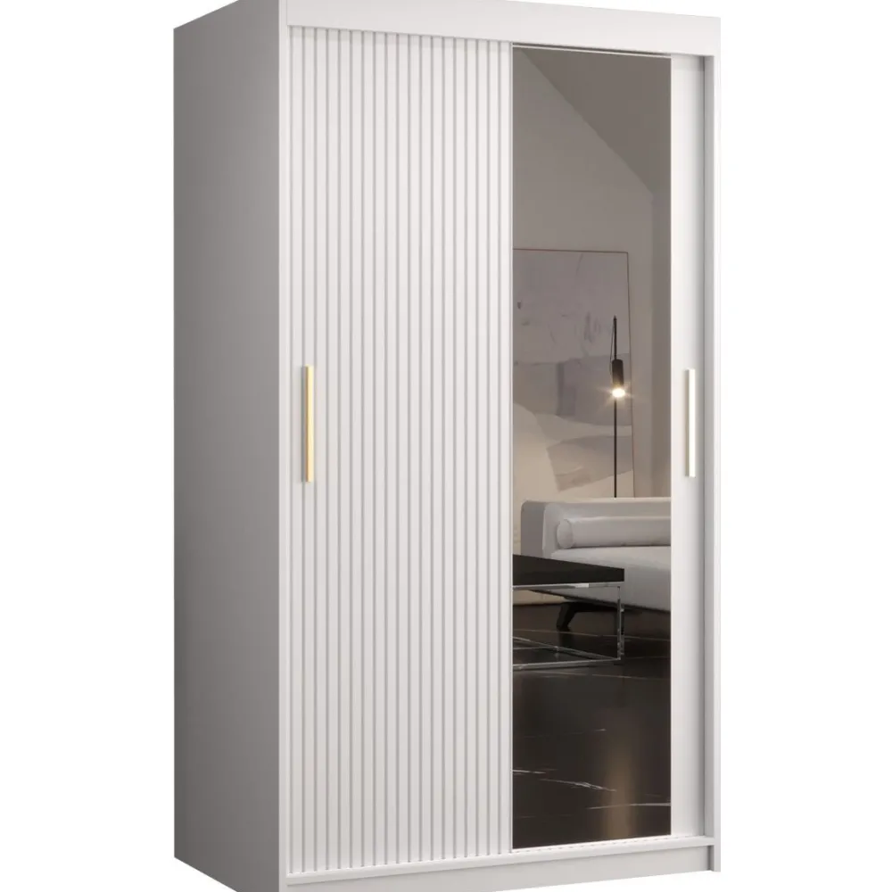 Clearance Liukuovivaatekaappi RIFLO SLIM 2 100, 100x200cm Liukuovikaapit