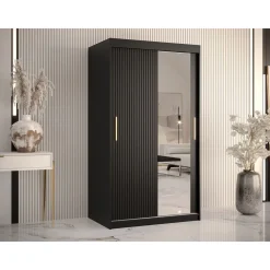 Clearance Liukuovivaatekaappi RIFLO SLIM 2 100, 100x200cm Liukuovikaapit