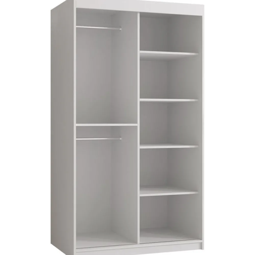 Clearance Liukuovivaatekaappi RIFLO SLIM 2 100, 100x200cm Liukuovikaapit