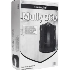 Outlet Lämminkomposti Mully 360 L -15°C musta Lämpökompostorit