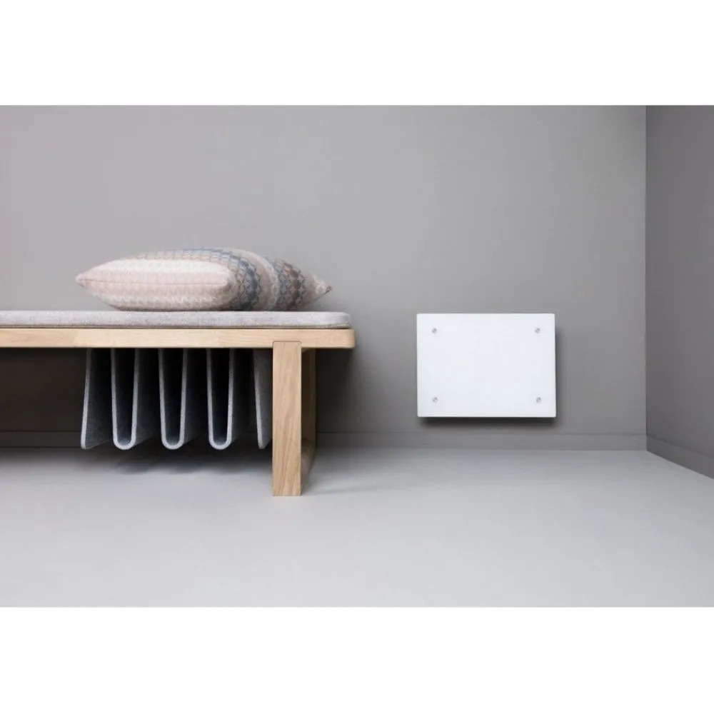 Outlet Lämmitin ECO Basic Glass 02 KBT, 250W, valkoinen, IP24, 330x400mm Sähköpatterit