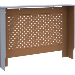 Lämpöpatterin suoja antrasiitti 112x19x81 cm mdf*FinePRICE Sale