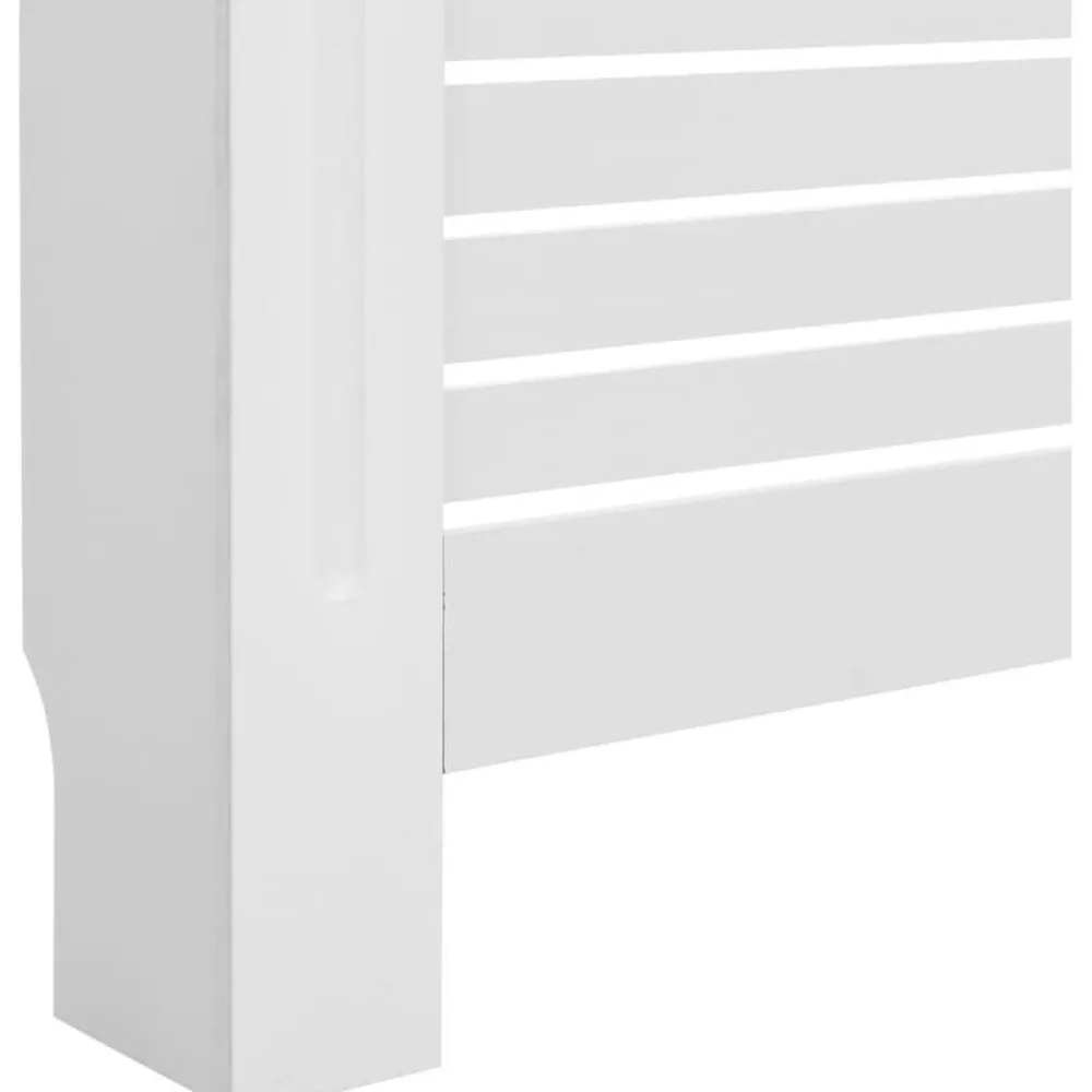 Sale Lämpöpatterin suoja MDF 172x19x81.5 cm valkoinen Patterinsuojat