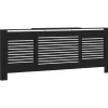 Lämpöpatterin suoja musta mdf 205 cm*FinePRICE Clearance