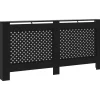 Lämpöpatterin suoja musta 172x19x81 cm mdf*FinePRICE Sale