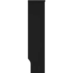 Lämpöpatterin suoja musta 172x19x81 cm mdf*FinePRICE Sale