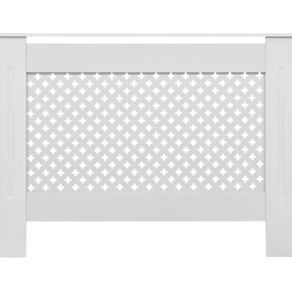 Sale Lämpöpatterin suojat 2 kpl valkoinen 112x19x81,5cm mdf Patterinsuojat