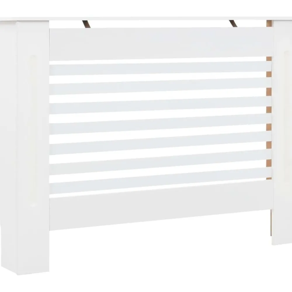 New Lämpöpatterin suojat 2 kpl valkoinen 112x19x81,5 cm mdf Patterinsuojat
