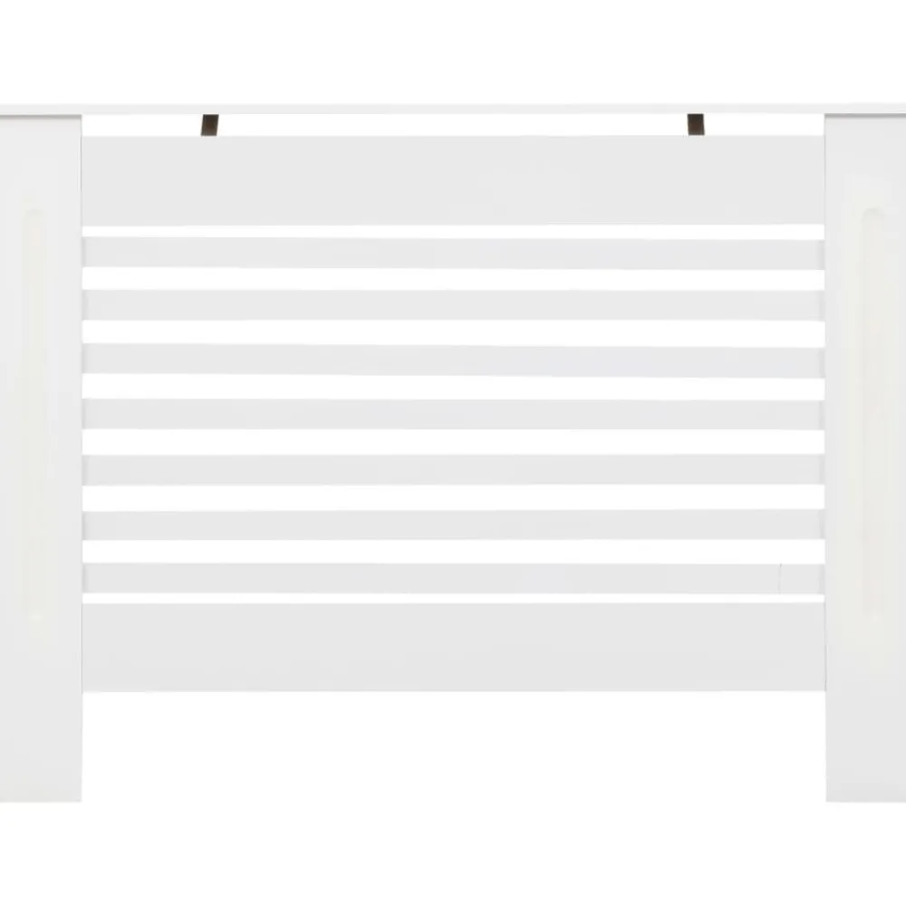 New Lämpöpatterin suojat 2 kpl valkoinen 112x19x81,5 cm mdf Patterinsuojat