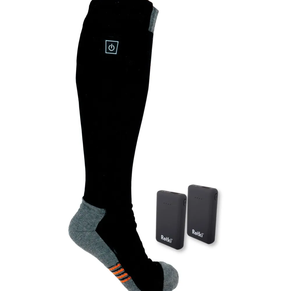 Lämpösukat , akulla, 3000mAh, L/XL*Retki Outlet