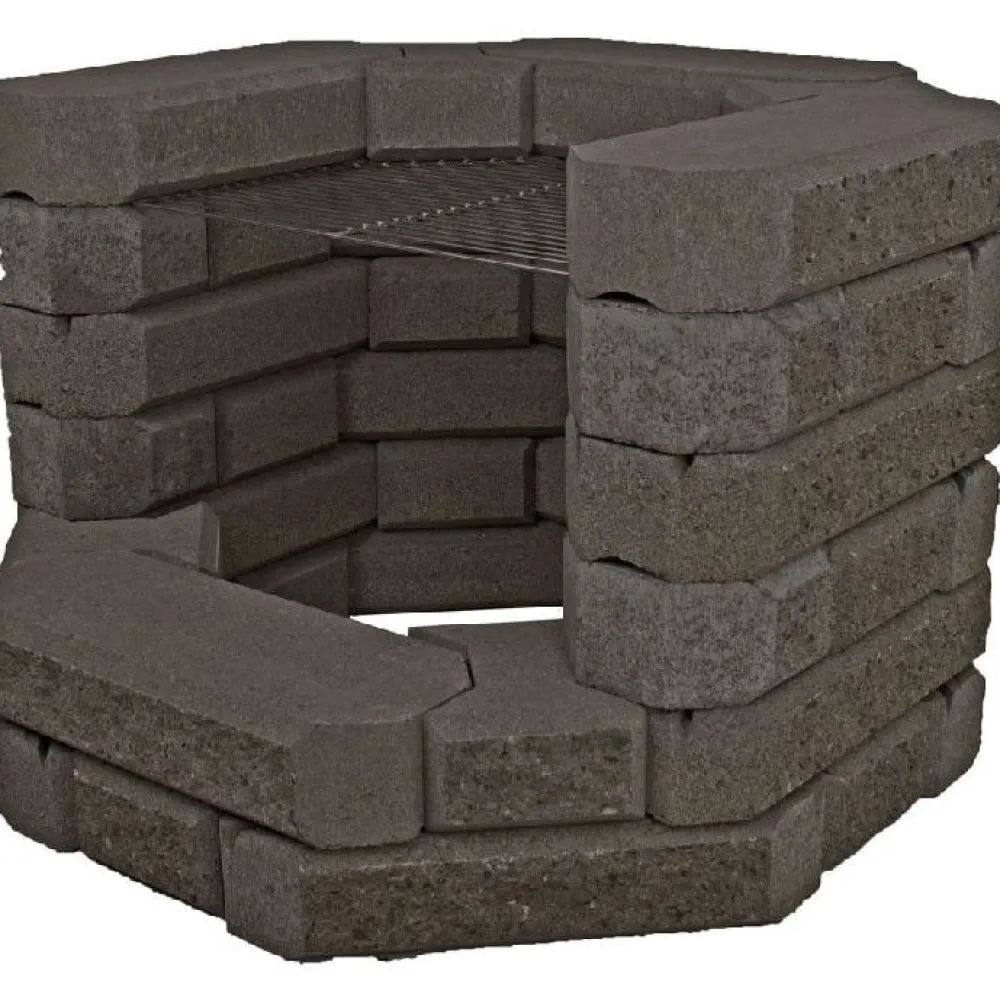 Discount Lohkomuurigrilli Lakka Kipinä, 88x88x60cm Tiiligrillit