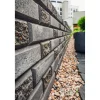 Online Lohkomuurikivipari Lakka 480x200x100 mm ja 80x200x100 mm musta Muurikivet