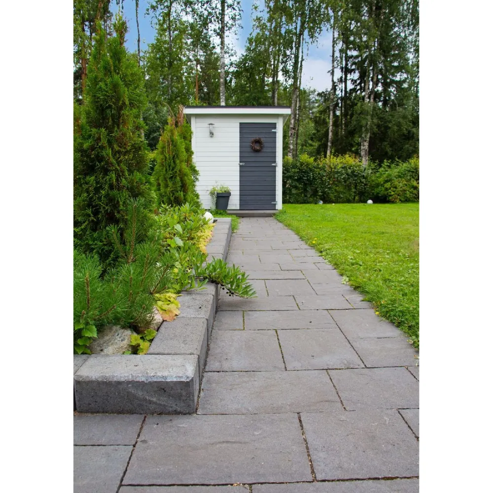 Sale Loimukivet Lakka 60 mm 3 eri kokoa musta Betonikivet