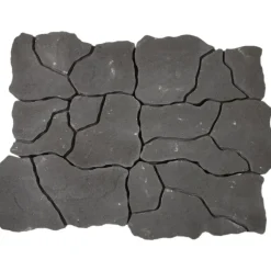 Loimuliuskekivi Lakka 80 264x490 mm mustavalkoinen*Lakka Rakennustuotteet Best