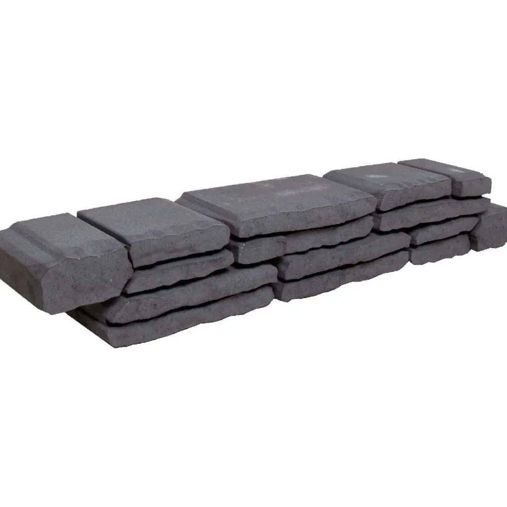 Loimumuurikivi Lakka 360x180x90mm, musta Muurikivet