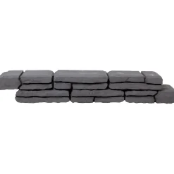 Loimumuurikivi Lakka 360x180x90mm, musta Muurikivet
