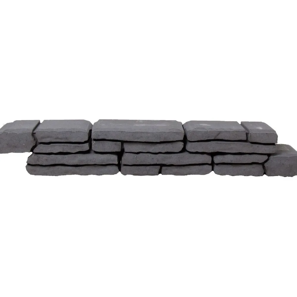 Loimumuurikivi Lakka 360x180x90mm, musta Muurikivet