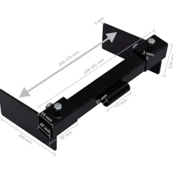 Lumiaura-adapteri ruohonleikkuriin musta (46893)*FinePRICE Online