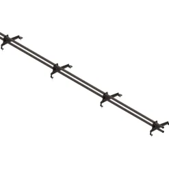 Lumiestepaketti , tiilikuvioiduille teräskatoille (Muotokate 350),  3m, 2 lumiesteputkea + asennussarja, eri värejä Kattoturvatuotteet
