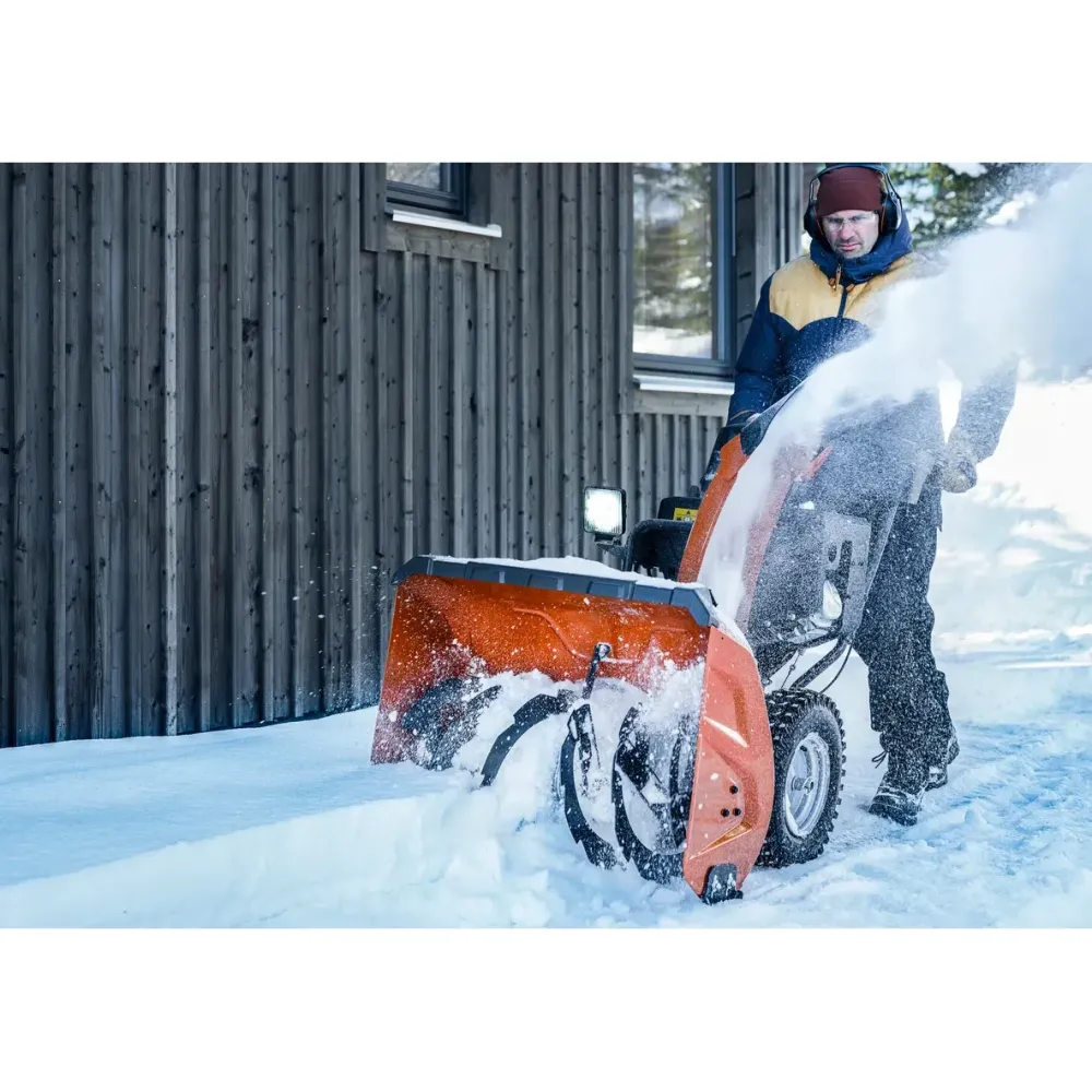 Lumilinko ST 376 sähköstartilla + lämpökahvat*Husqvarna Outlet
