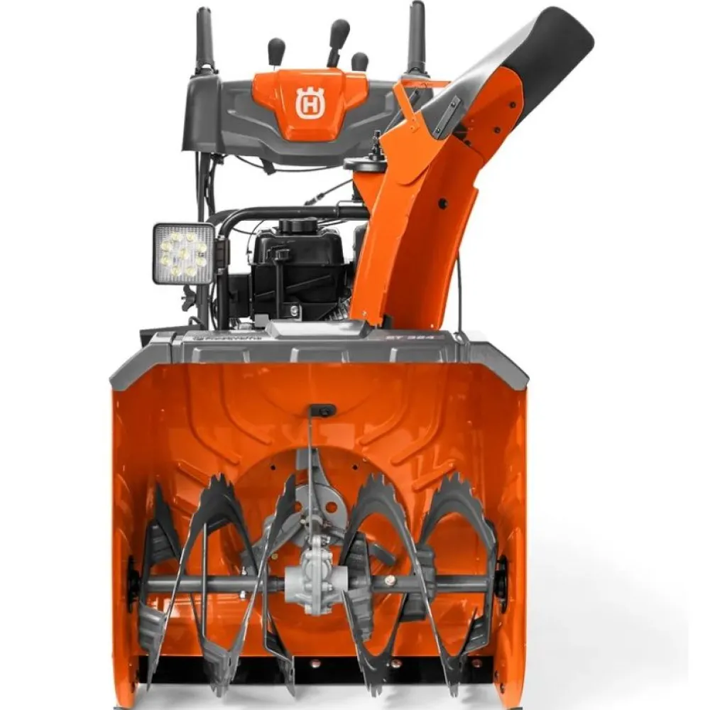 Lumilinko ST 324 sähköstartilla ajovalolla*Husqvarna Hot