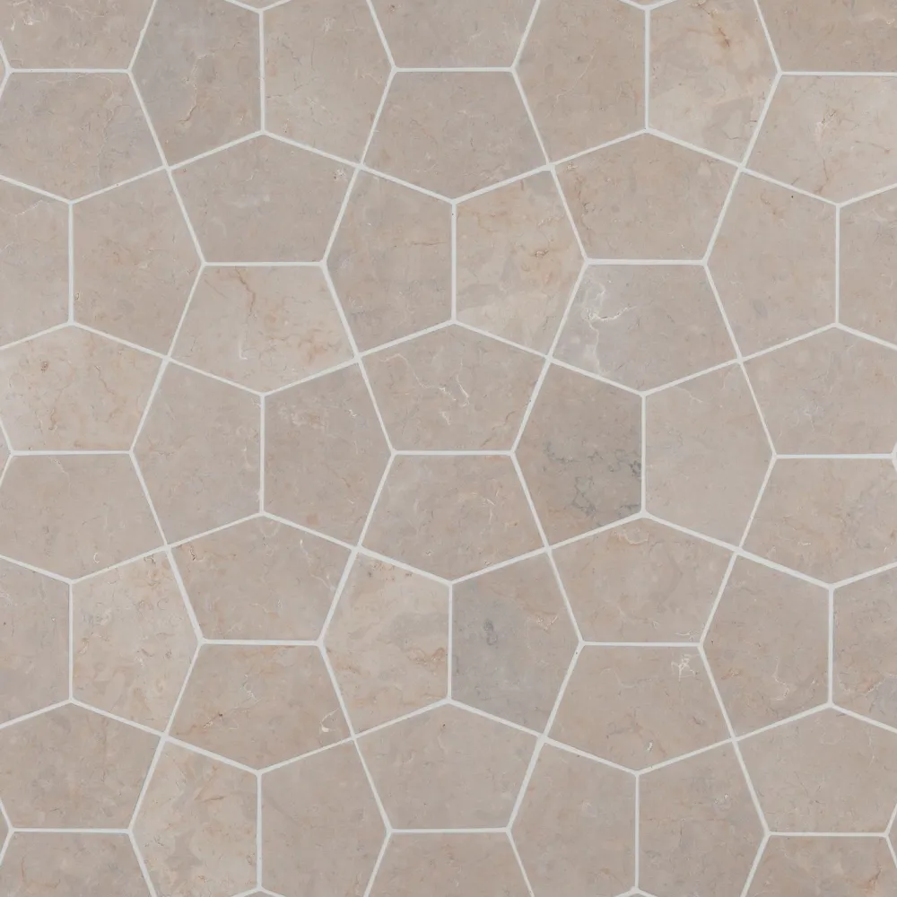 Best Luonnonkivilaatta Pentagon White, 150x100mm Marmorilaatat