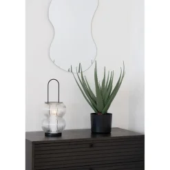 Lyhty Lucena, metalli/lasi, musta*House Nordic Outlet