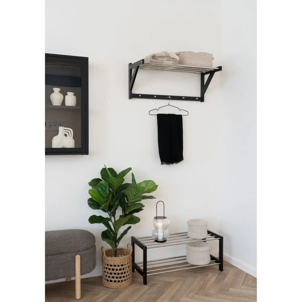 Lyhty Lucena, metalli/lasi, musta*House Nordic Outlet