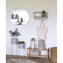Clearance Lyhty Mysore, antiikkimessinki/lasi Lyhdyt