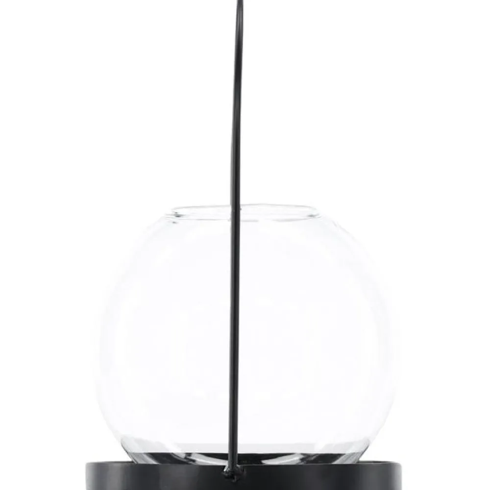 New Lyhty Flora, ø22cm, musta Lyhdyt