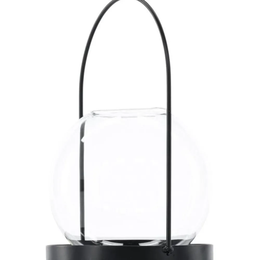 New Lyhty Flora, ø22cm, musta Lyhdyt