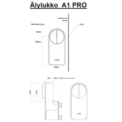 Clearance Älylukko A1 PRO+ Painikkeet, Lukot, Helat|Älykotijärjestelmät