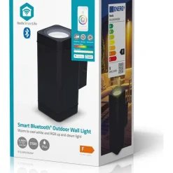 Clearance Älyseinävalaisin BTLOW05RGBW Smartlife Bluetooth musta Älyvalaisimet Ulos