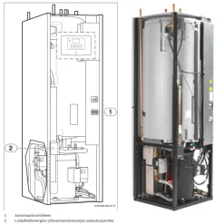 Clearance Maalämpöpumppu Bosch Compress 5000 LW/M 9 kW Maalämpöpumput