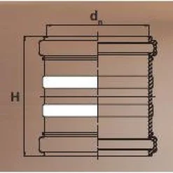 Maaviemärin kaksoismuhviyhde PVC 315 mm*Uponor Online