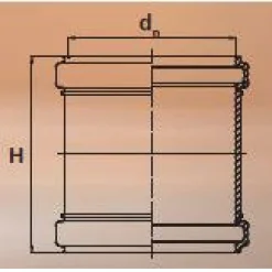 Maaviemärin pistoyhde PVC 200 mm Pvc-Putket