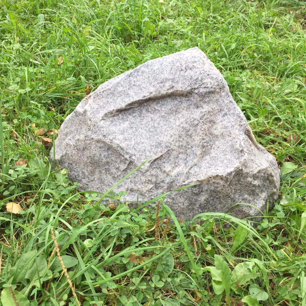 Maisemakivi D-30 Ø30cm harmaa lasikuitua*Taidekivi Discount