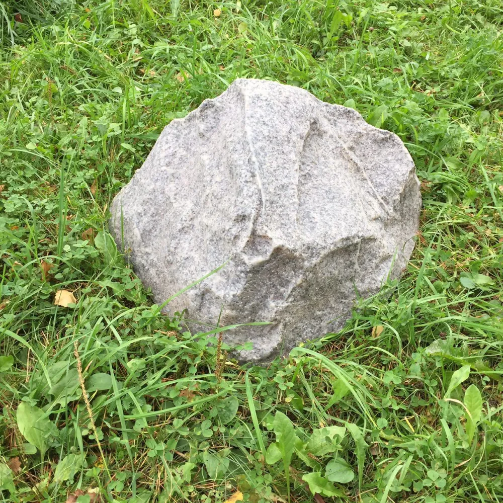 Maisemakivi D-30 Ø30cm harmaa lasikuitua*Taidekivi Discount