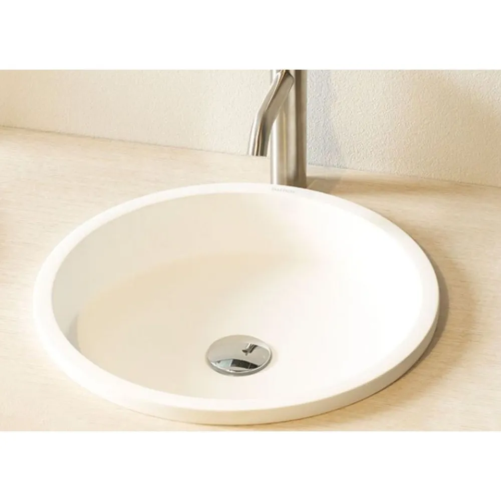 Malja-allas Belted, Ø420mm, mattavalkoinen*Bathco New