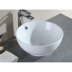 Malja-allas Ica Ø380mm kiiltävä valkoinen*Bathco Sale