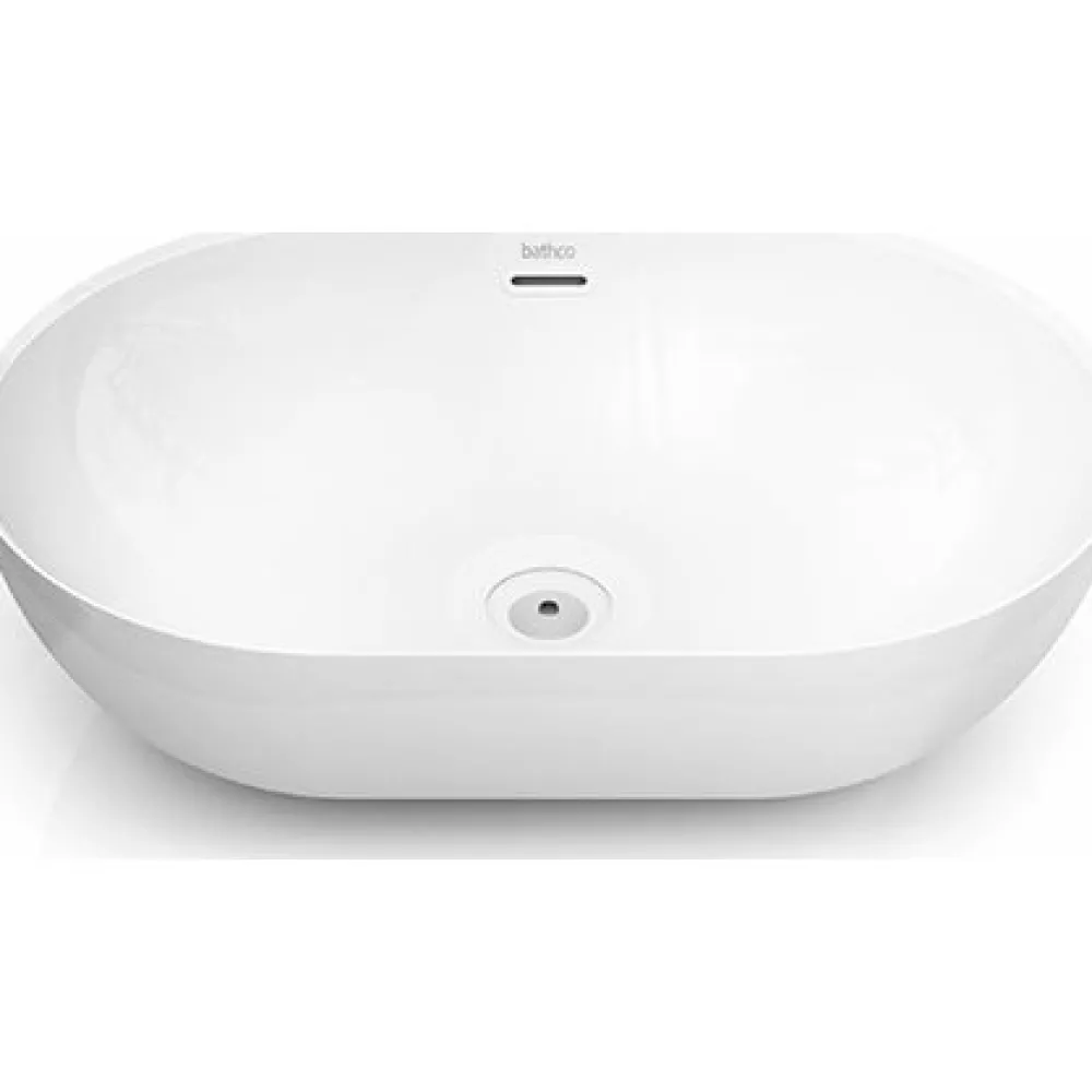 Malja-allas Livorno, 540x360mm, valkoinen*Bathco